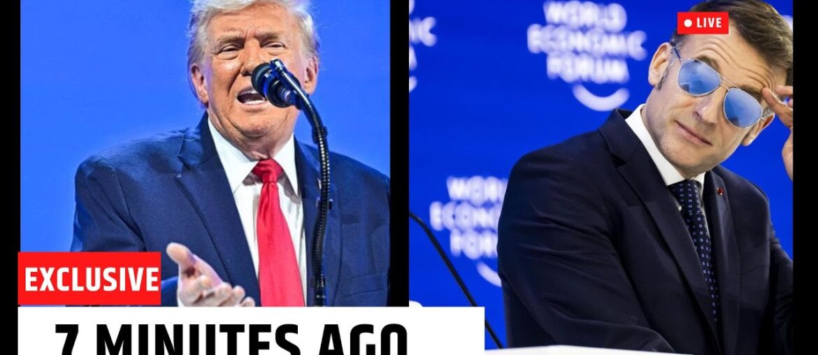 BRUTAL Showdown At Davos: Trump HUMILIATES Macron As Tensions EXPLODE