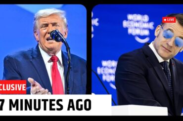 BRUTAL Showdown At Davos: Trump HUMILIATES Macron As Tensions EXPLODE