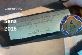 Wine Review: Sena 2015  - in Emirates Busness Class Lounge Dubai