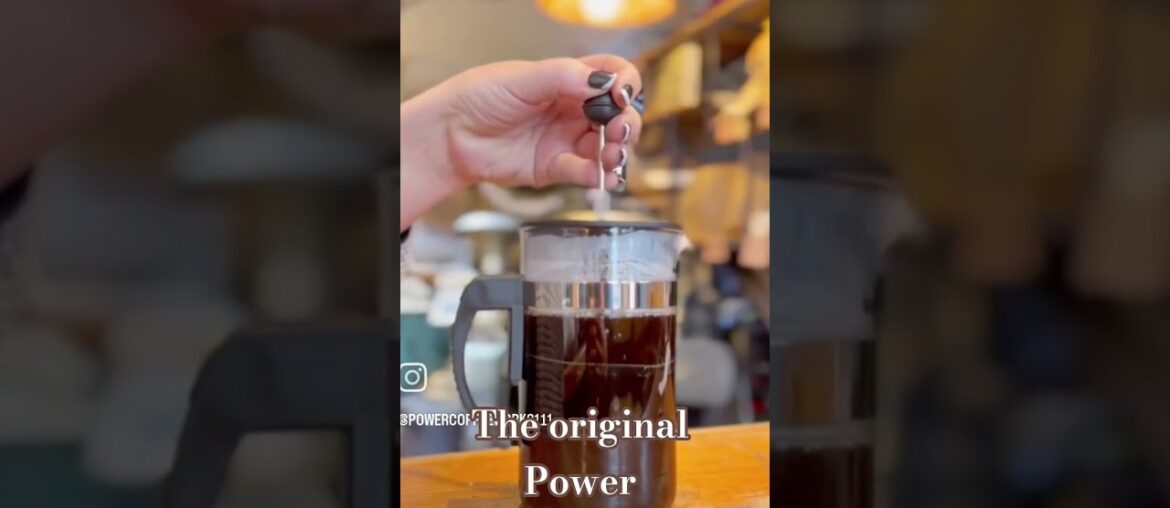 French press coffee. love it