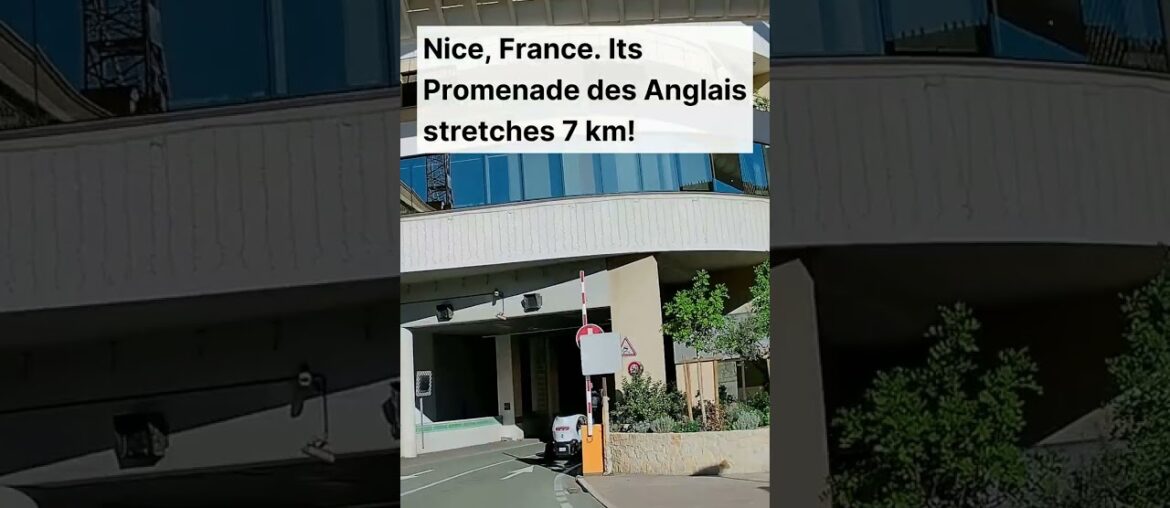 What city hosts this famous Riviera promenade?