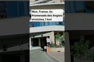 What city hosts this famous Riviera promenade?