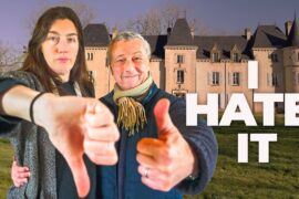 I Hate It. Our Most Divisive Room Yet in our French Chateau: The Ceiling Debate