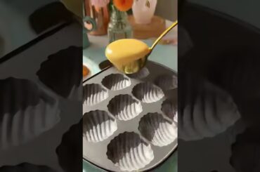 Classic French Madeleines 🐚🍰#cake #dessert #foodie #byxtp