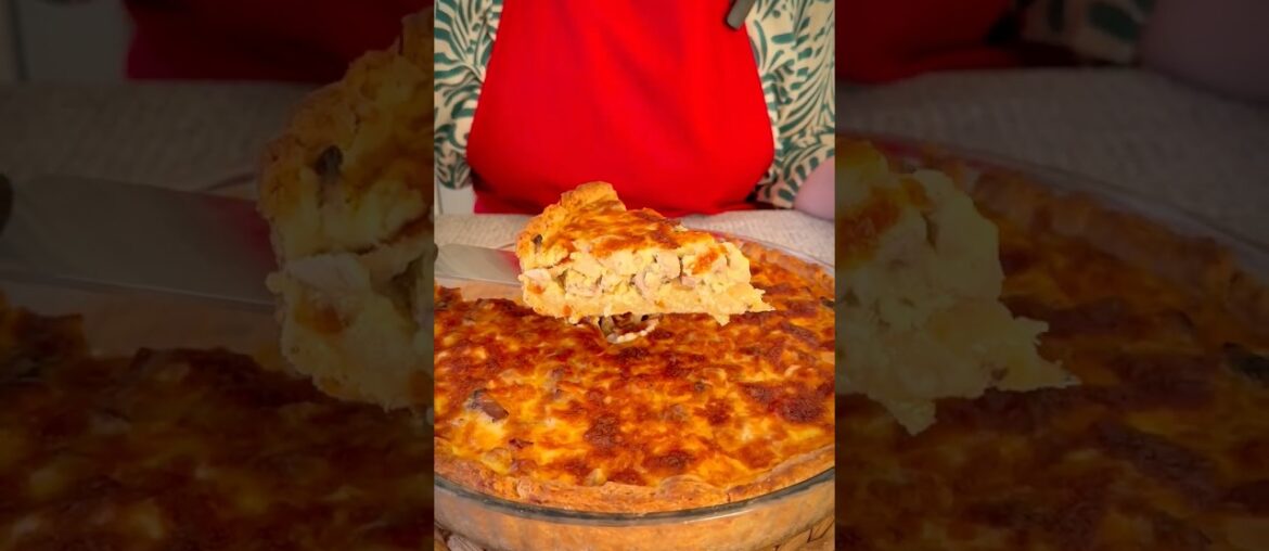 Как приготовить Киш с грибами и курицей