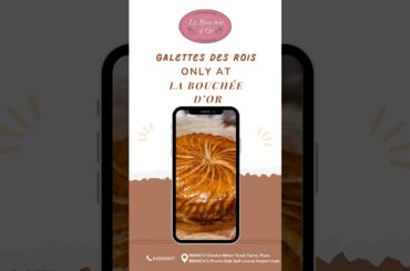 Order Your Galettes des Rois 👑🥐 | French Special in Pune | LBO #laboucheedor #frenchbakerypune