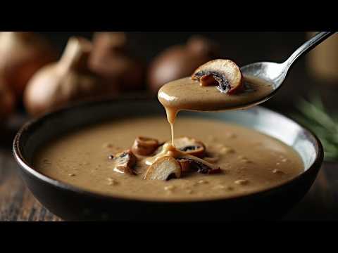 SECRET French mushroom soup recipe❗ ADD this ONE ingredient❗ SECRET French mushroom soup recipe❗ ADD this ONE ingredient❗