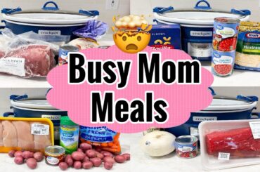 When I DON'T Feel Like Cooking, I Make These Dump & Go Crockpot Dinners