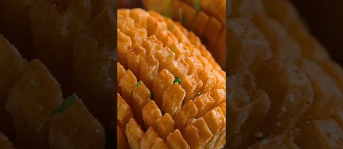 The COOLEST Way to Cut Potatoes! 🥔🔪 #Shorts