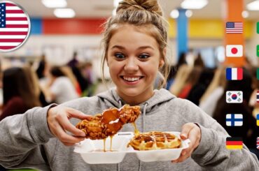 Why American School Lunch is "Brunch" Now 🥞 🇺🇸 vs 12 Countries