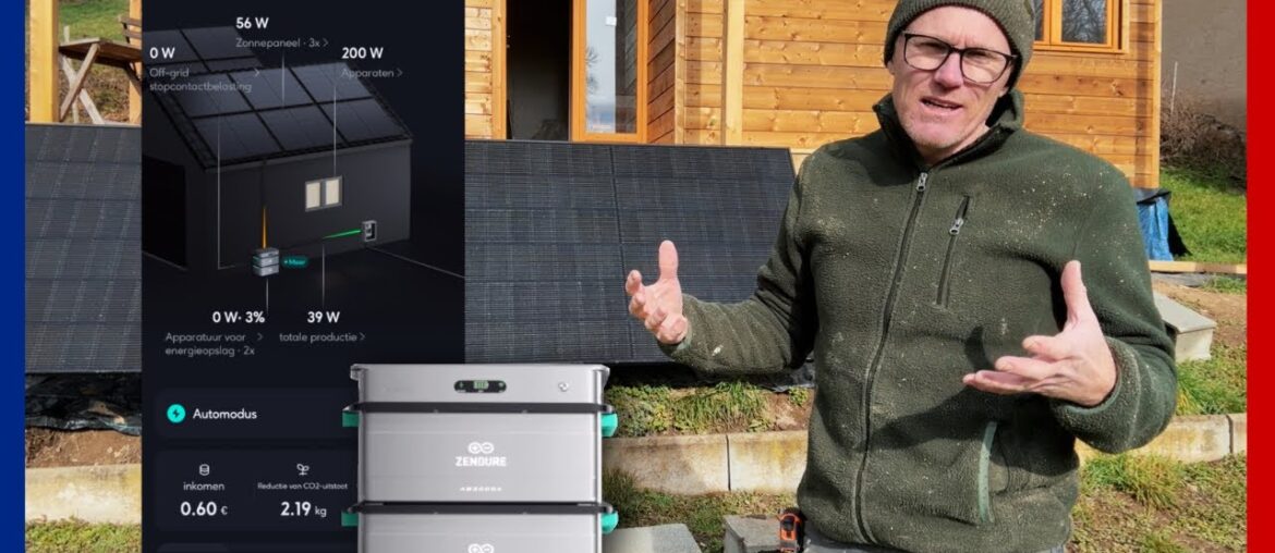 Tiny House gaat off the grid met Zendure SolarFlow 2400 AC, SolarFlow 800 + zonnepanelen