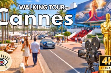 CANNES, Francia WALKING TOUR | Vive la ciudad como una estrella de cine 🎬⭐