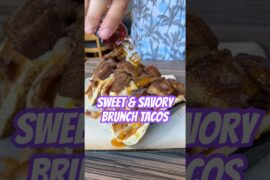 Pancakes or French Toast⁉️ Our Brunch Tacos do BOTH 🌮 #food #foodie #shorts #viralshorts #fyp