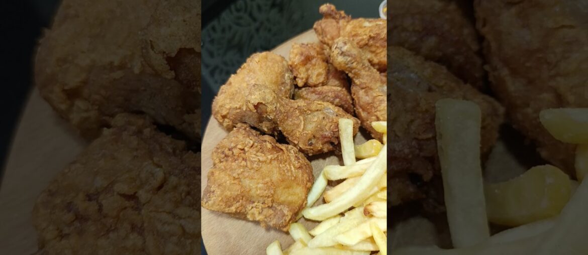 Fried Chicken Lost This Fight #broastedchicken #friedchicken #food #foodie #chicken #frenchfries