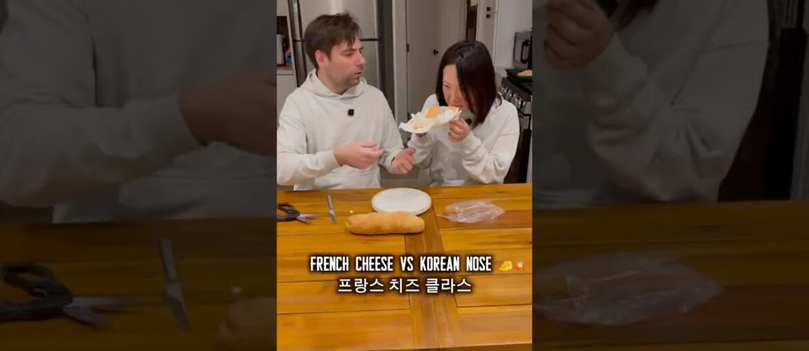 French cheese vs Korean nose 🧀💥프랑스 치즈 클라스#french #korean #foodie