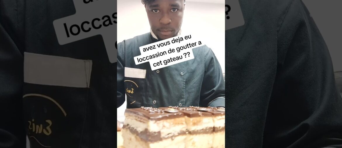 Gâteau Opéra 🎂✨Un grand classique de la pâtisserie française 🇫🇷 #cake #chocolatchaud #music #food