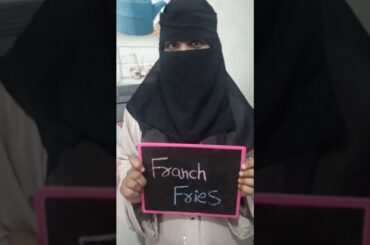 French Fries recipe | Hizabi home cooking 🥘🥞 #trending #hizabgirl #cookingvideo #cooking #food#viral