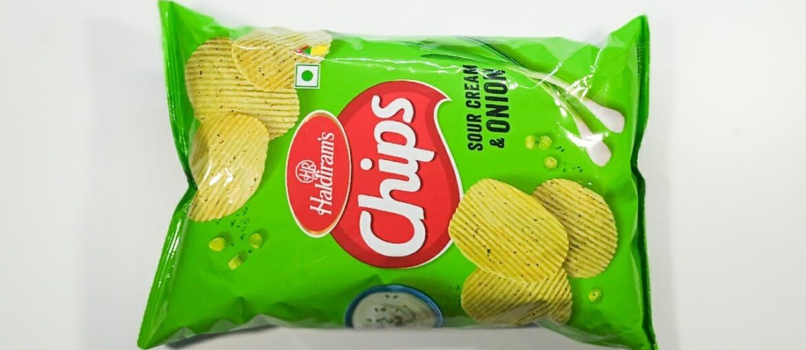 Haldiram's Chips Sour Cream & Onion First time #food #foodie