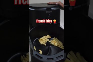 French fries in Airfryer | Making Fries at home 🍟 #frenchfries #athome #trendingshorts #airfryer #1m