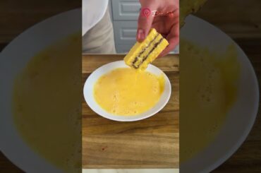 Delicious Nutella French Toast 🍞🍫 #tasty #nutella #toast