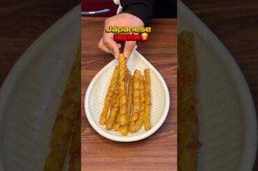 Kya kabhi itni long fries khayi hai🫣|| Japanese long fries 🍟 #shorts
