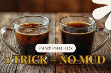 French Press: 1 Paper Filter Trick for Specialty Coffee Taste No Mud!