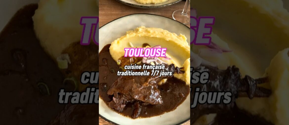 Repas français traditionnel 7/7j #toulouse #sudouest #cuisine #restaurant #restauranttoulouse