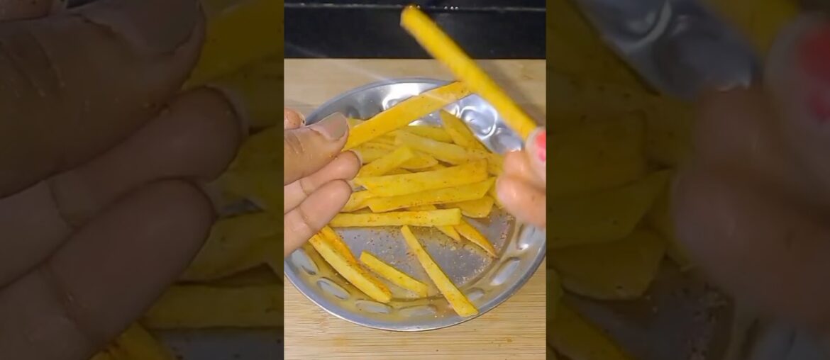 french fries Ghar per kaise banate hain aasan tarika | #shorts #recipe #yt