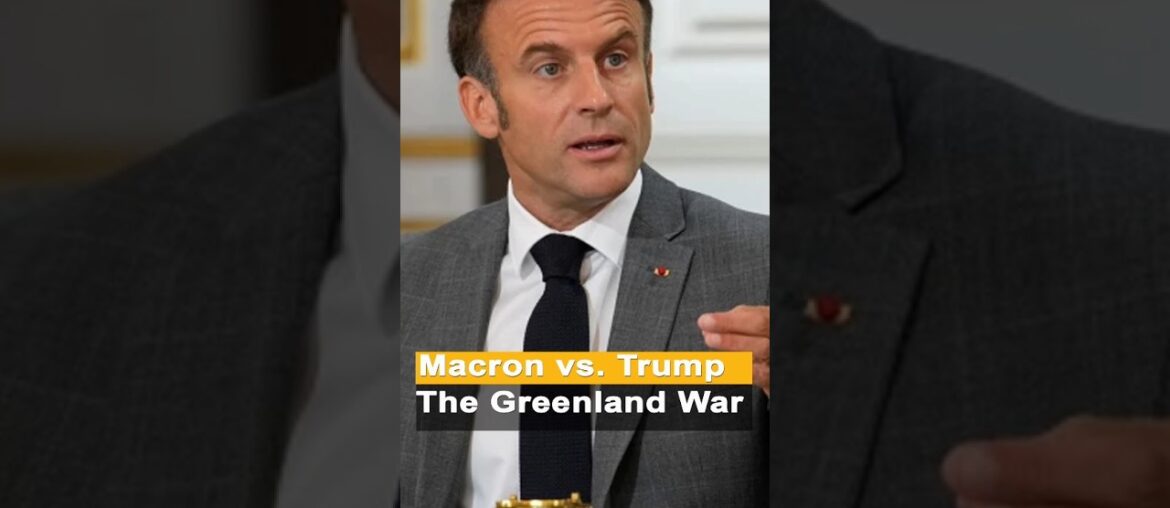 Macron Trolls Trump in Greenlandic! “NOT FOR SALE!” #Shorts #Macron #Trump #Greenland