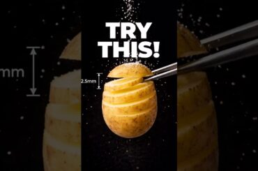 The World's Most Expensive Potato Chip? 🛸 | Miniature Food Art #shorts #cooking