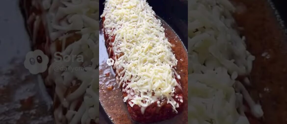 Crockpot French onion meatloaf with cheese