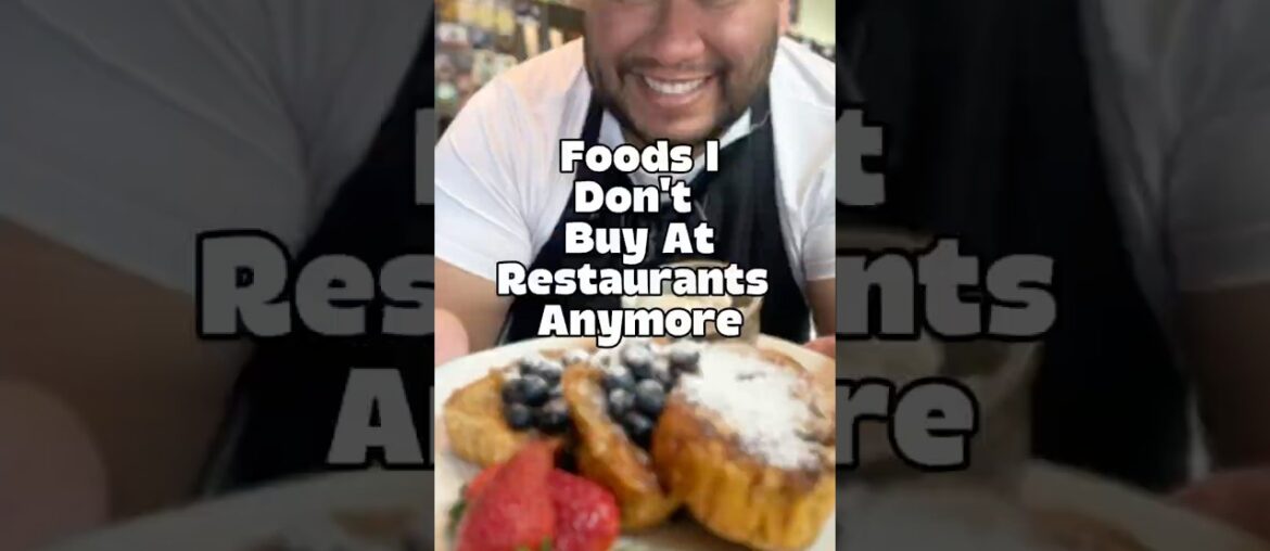 Food I don’t buy a restaurant anymore Food I don’t buy a restaurant anymore