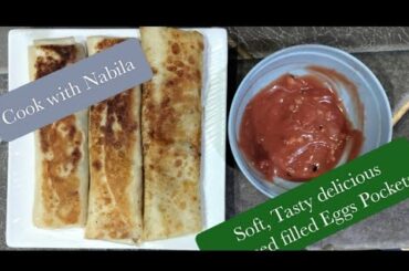 Soft, Tasty minced filled Egg Pockets/French Egg Rolls Recipe 😋