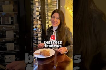 4 bistrots français 🥘🇫🇷 #lefoodtravel #adresse #paris