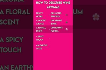 Sound Like a Sommelier! 🍷 Describe Wine Aromas in French