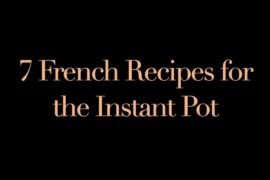 French Instant pot recipe ideas