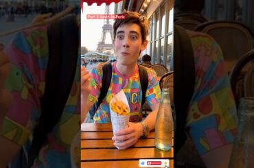 Kevin Tries French Food for the First Time 🇫🇷🥐 | Croissants, Crêpes #frenchfood #trending #viral