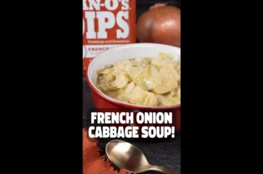 The French Onion Cabbage Soup!