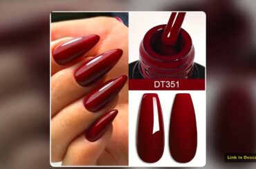 MEET ACROSS 7ml Wine Red Gel Nail Polish LongLasting French Style Gel Nail Supplies For Manicure DI