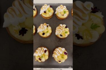 🇫🇷 French Lemon Tart 🍒#lemontart #dessert #food #shorts