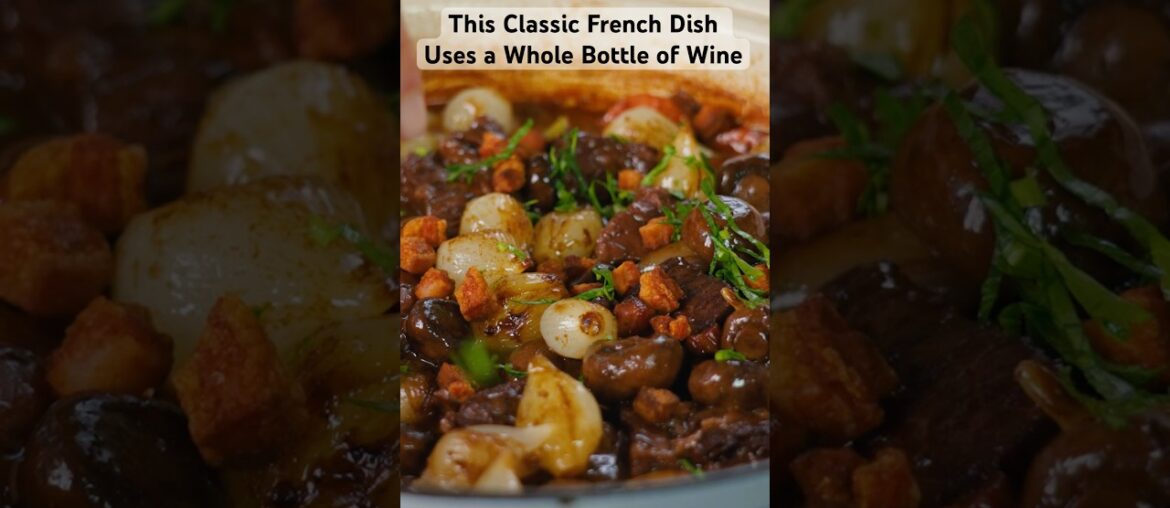 Melissa Clark shows us how to make beef bourguignon #cozy #stew #french
