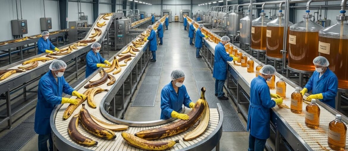 Inside a Gourmet Factory: From Banana Peels to Organic Vinegar (Full Process)