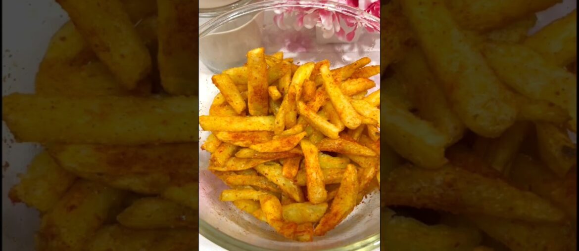 Crispy Masaledaar French Fries🍟#shorts #recipe #food #cooking