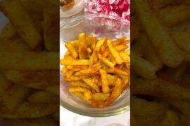 Crispy Masaledaar French Fries🍟#shorts #recipe #food #cooking