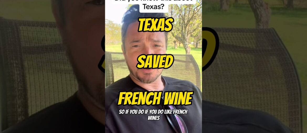 Texas Saved French Wine