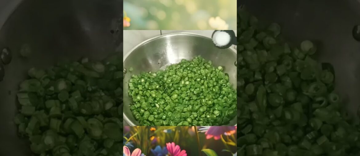 French Beans Easy Recipe | Quick Morning Meal Idea #food #shorts