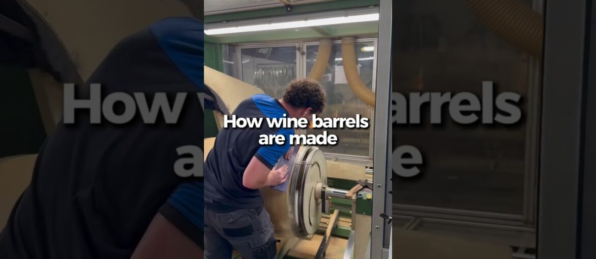 How wine barrels are made 🙌#wine #bar #winemaking