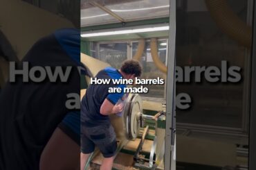 How wine barrels are made 🙌#wine #bar #winemaking