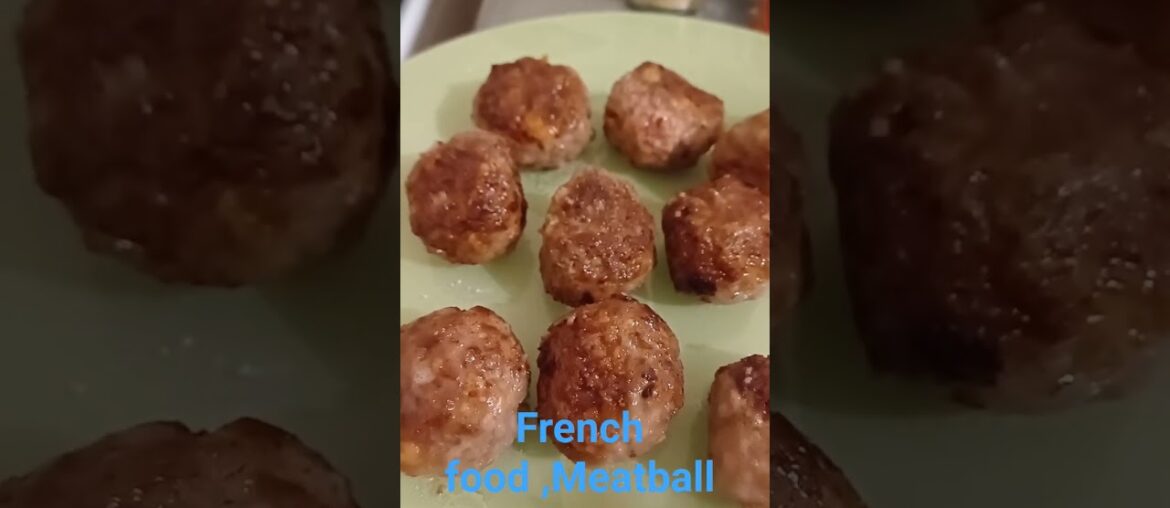 French food Meatball with Pasta ,so yummy 😋#shorts #you tubes horoscope #@travelwithramson