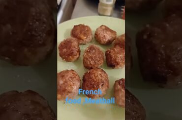 French food Meatball with Pasta ,so yummy 😋#shorts #you tubes horoscope #@travelwithramson